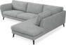 Madison Lux - 3-sits soffa med divan höger - Vit