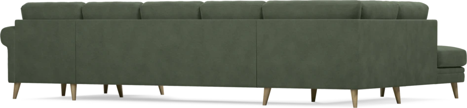 Eden - 3-sits soffa med divan vänster och schäslong höger - Grön