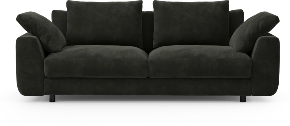 Amie - 3-sits soffa - Svart
