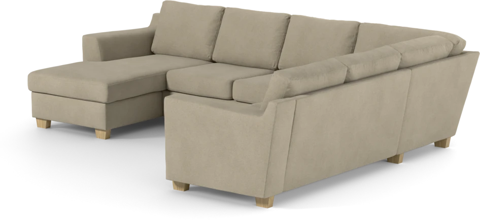 Friday - Hörnsoffa, 3+2-sits med schäslong vänster - Beige