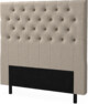 Delux Pikerad XL - Sänggavel, 90-210 cm - Beige