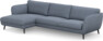 Madison Lux - 3-sits soffa med schäslong vänster - Blå
