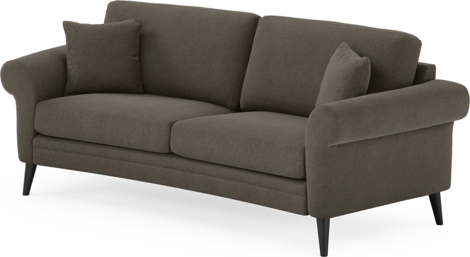 Eden - 2,5-sits soffa svängd - Brun