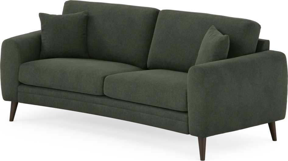 Eden - 2,5-sits soffa svängd - Grön