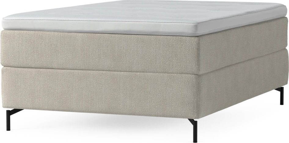 Delux Exclusive - Kontinentalsäng, enkelsäng 140 cm med bäddmadrass och sängben