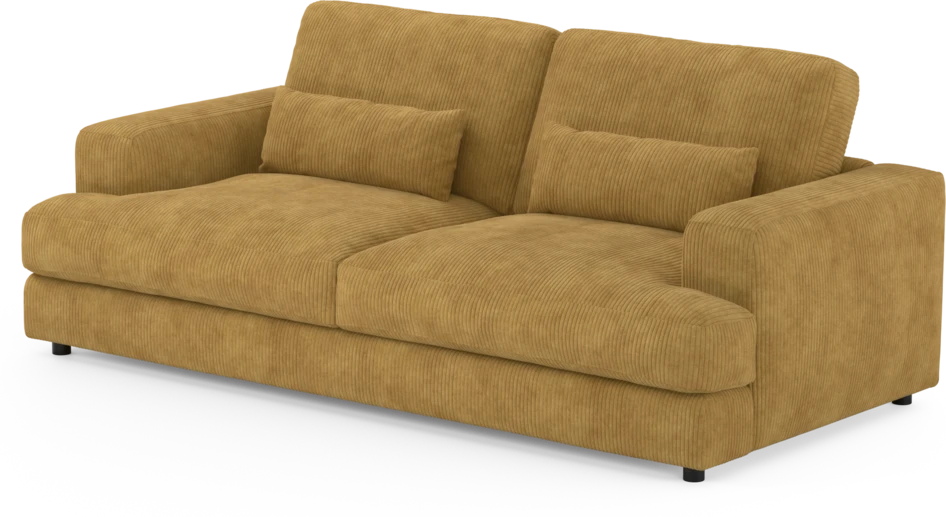 Noma - 3-sits soffa - Gul
