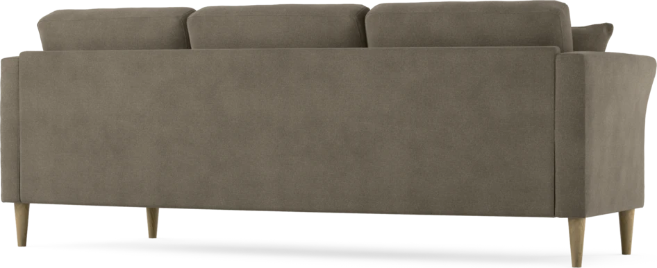 Eden - 3-sits soffa svängd - Beige