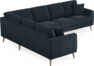 Eden - Hörnsoffa, 2+3-sits - Blå