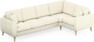 Eden - Hörnsoffa, 3+1-sits - Vit