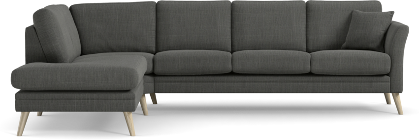 Eden - 3-sits soffa med divan - Grå