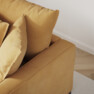 Rossi - 3-sits soffa, hel dyna - Gul