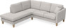 Eden - 2-sits soffa med divan - Grå