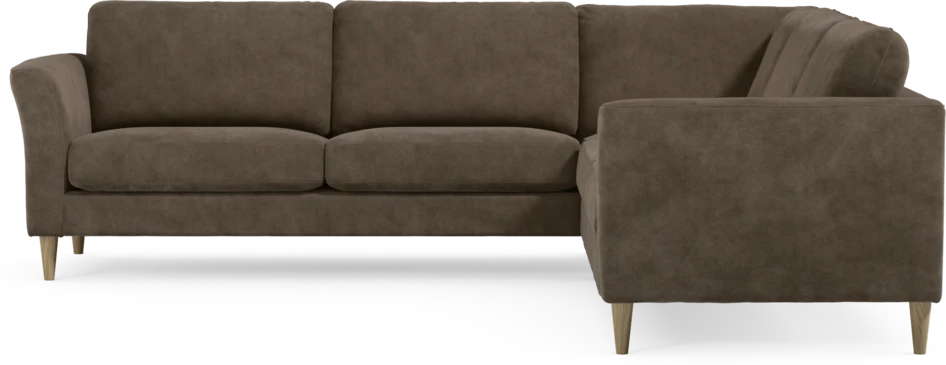 Bridge - Hörnsoffa, 2+2-sits - Brun