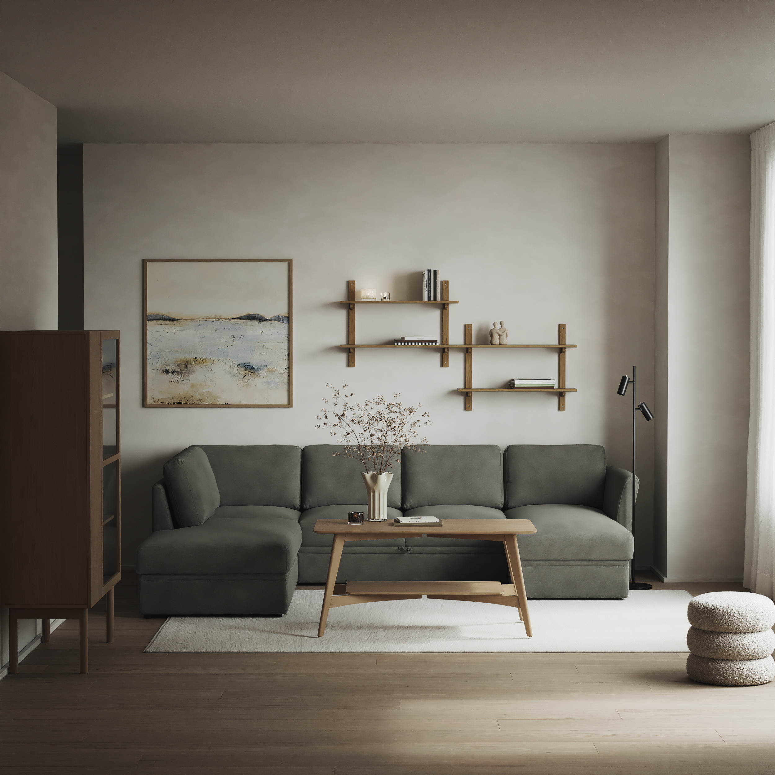 Öland - Bäddsoffa med divan vänster och schäslong höger - inspiration
