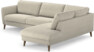 Bridge - 3-sits soffa med divan höger - Beige