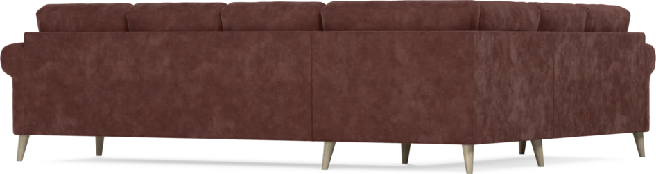 Eden - Hörnsoffa, 2+3-sits - Röd