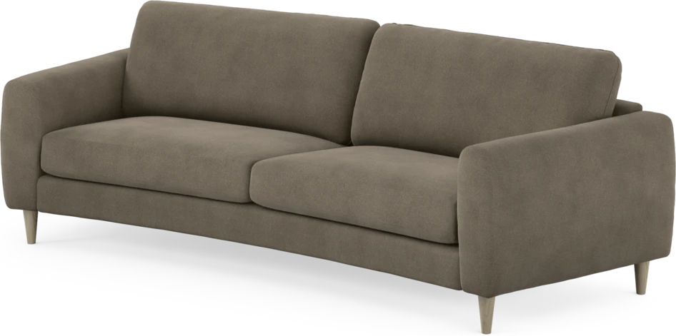 Bridge - 3-sits soffa svängd - Beige