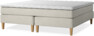 Delux Sense - Kontinentalsäng, dubbelsäng med bäddmadrass - Beige