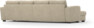 Friday - 2-sits soffa med två schäslonger - Beige