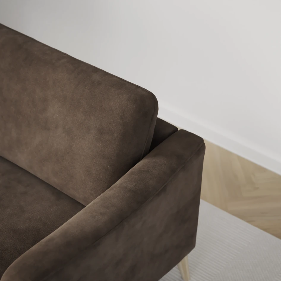 Bridge - 3-sits soffa - Brun
