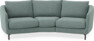 Madison - 3-sits soffa svängd, 70 cm - Turkos