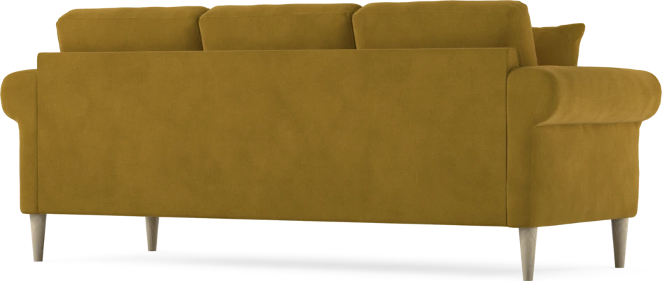 Eden - 3-sits soffa - Gul