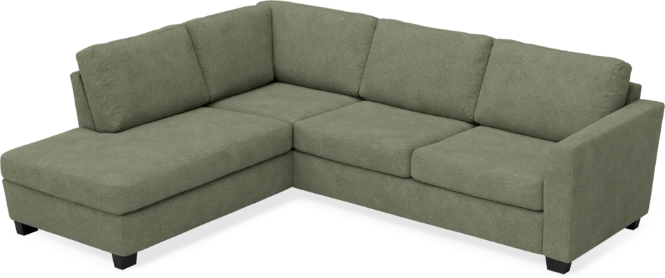 Friday - 2,5-sits soffa med divan vänster - Vit