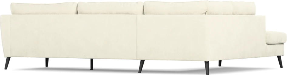 County - 2,5-sits soffa med divan vänster - Vit