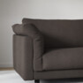 Cherrie - 3-sits soffa, hel dyna, fast klädsel - Brun
