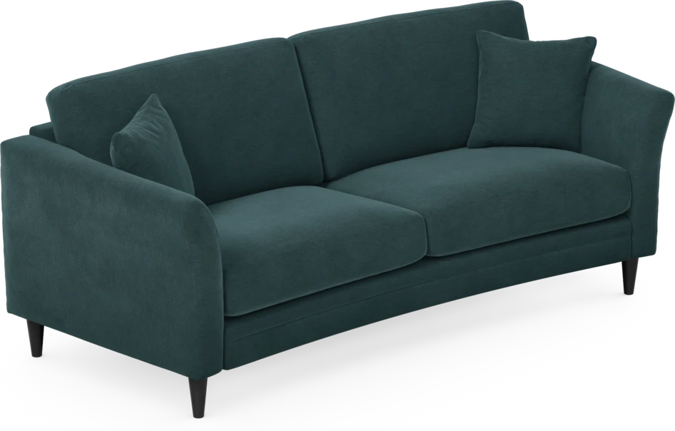 Eden - 2,5-sits soffa svängd - Blå