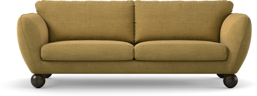 Madison Lux - 3-sits soffa - Gul