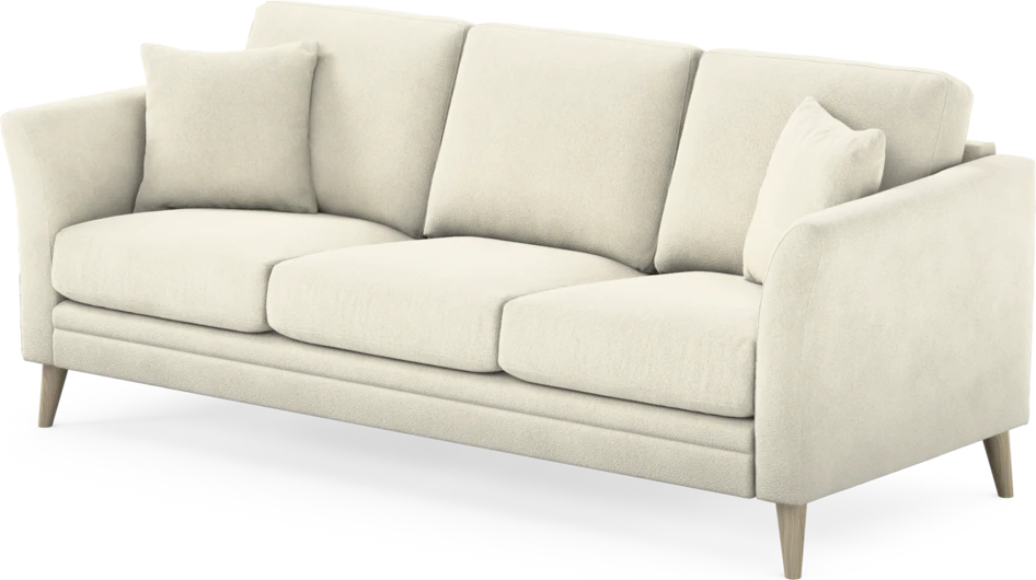 Eden - 3-sits soffa - Vit
