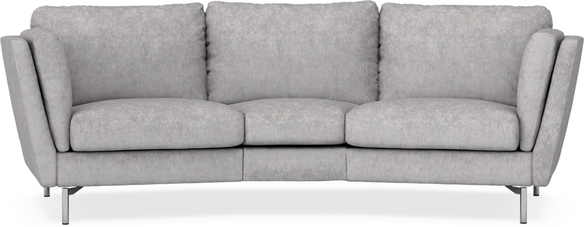 Madison - 3-sits soffa svängd, 70 cm - Grå