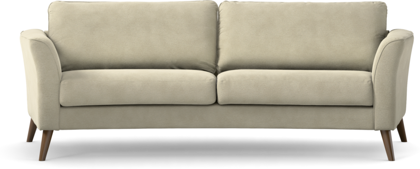Bridge - 3-sits soffa svängd - Beige