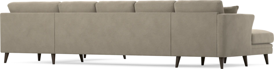 Eden - 3-sits soffa med schäslong vänster och divan höger - Beige