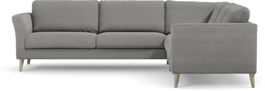 Bridge - Hörnsoffa, 3+2-sits - Grå