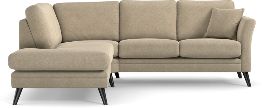 Eden - 2-sits soffa med divan - Beige