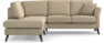Eden - 2-sits soffa med divan - Beige