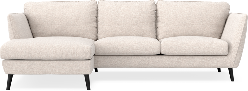 Madison Lux - 2-sits soffa med schäslong vänster - Beige