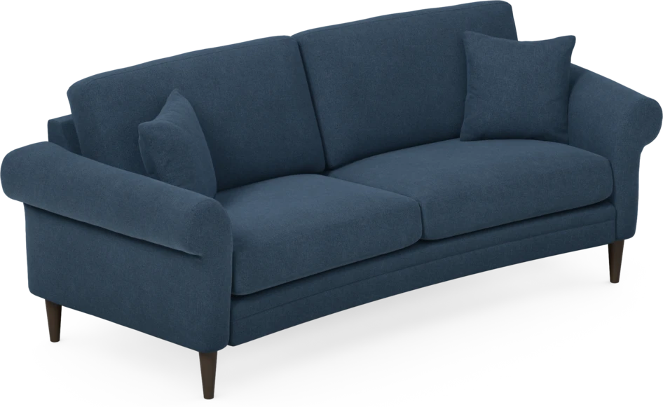 Eden - 2,5-sits soffa svängd - Blå
