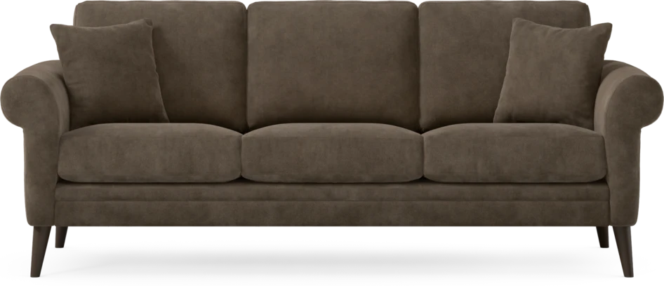 Eden - 3-sits soffa - Brun