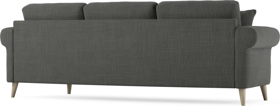 Eden - 3-sits soffa svängd - Grå