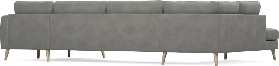 Bridge - 3-sits soffa med divan vänster och schäslong höger - Grå