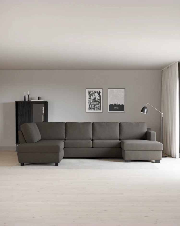 Friday - 3-sits soffa med divan vänster och schäslong höger - inspiration