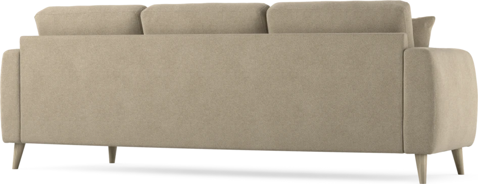 Eden - 3-sits soffa svängd - Beige