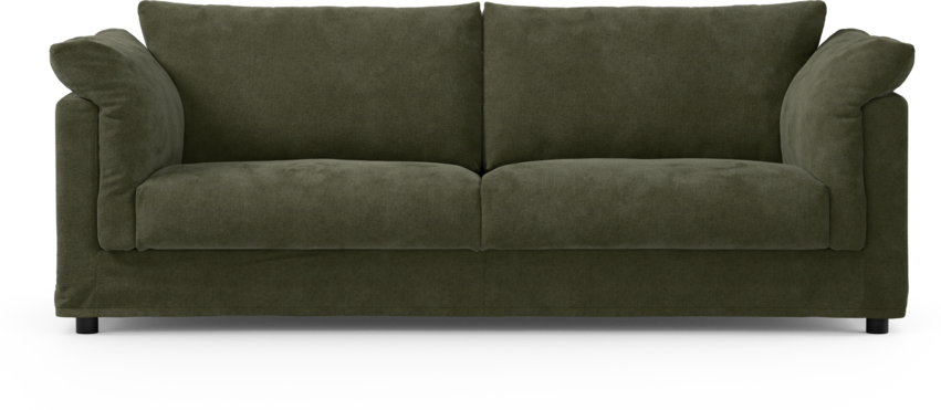 Cherrie - 3-sits soffa med kappa - Grön