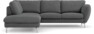 Madison - 2-sits soffa med divan vänster - Grå