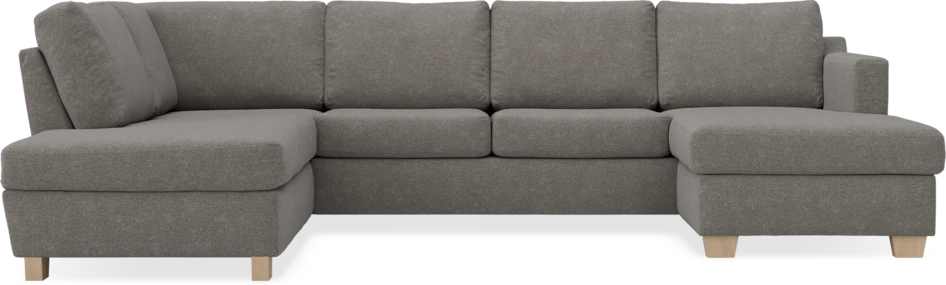 Friday - 3-sits soffa med divan vänster och schäslong höger - Grå