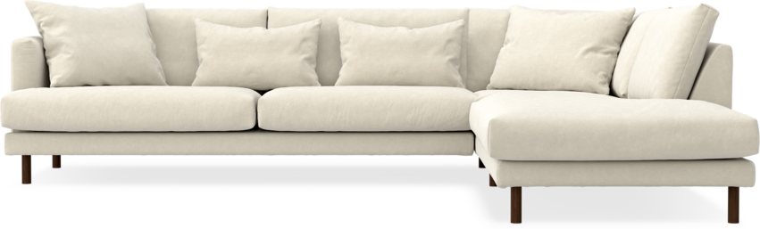 Harper - 3-sits soffa med divan höger - Beige