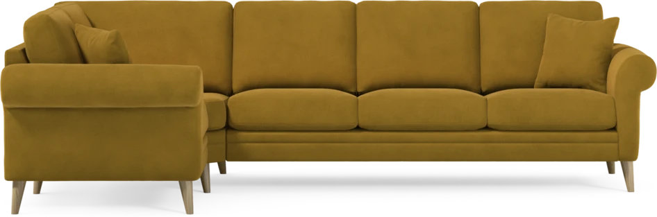 Eden - Hörnsoffa, 1+3-sits - Gul